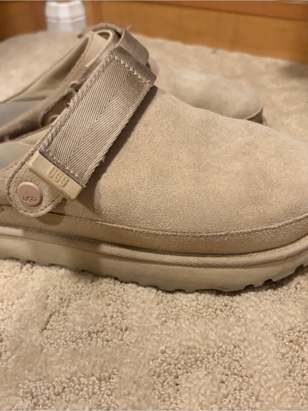 UGG Suede Clog in Sand